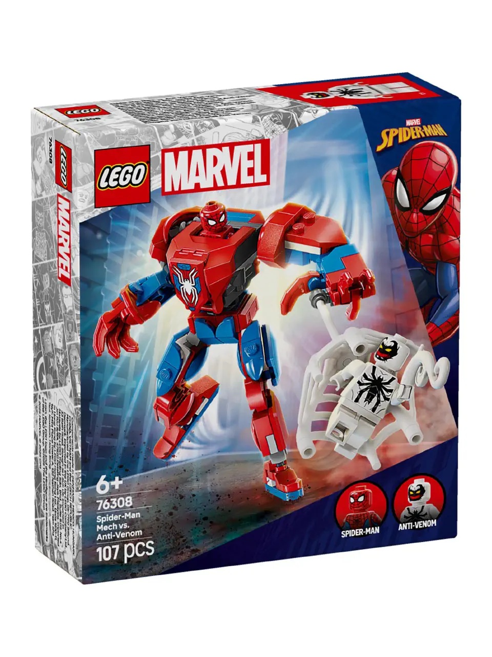 LEGO System A/S, Super Heroes Marvel, spider-man mech vs. anti-venom