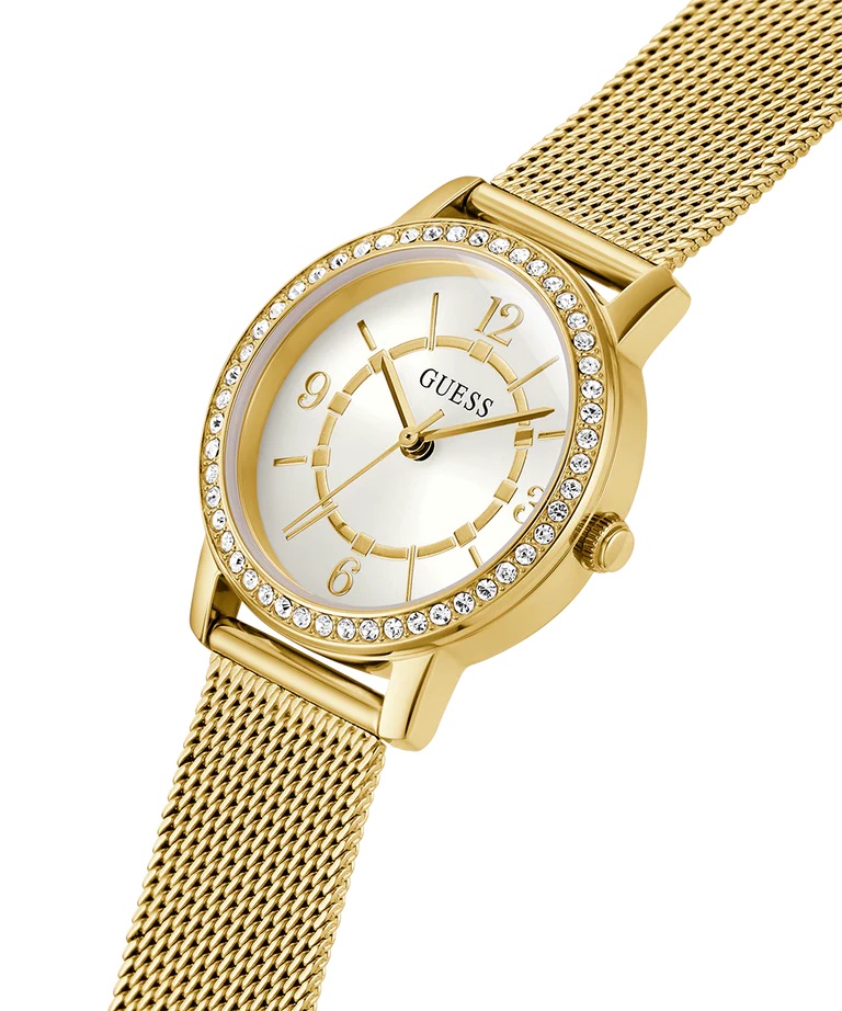 GUESS Ladies Gold Tone Analog Watch GW0534L2