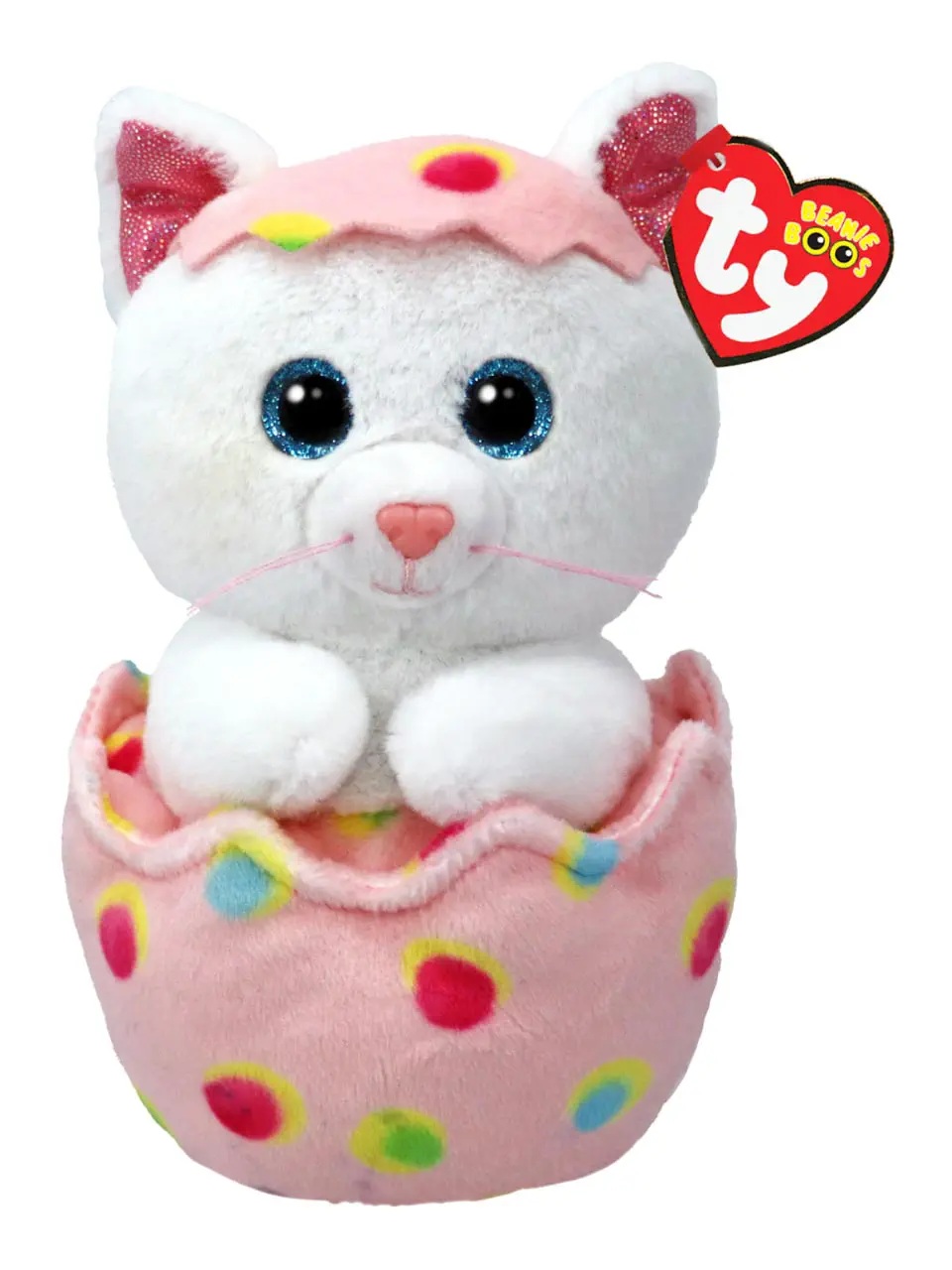 TY, giggles cat in egg