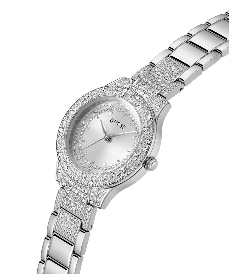 GUESS Ladies Silver Tone Analog Watch GW0746L1