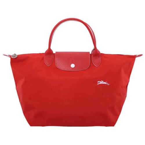 Longchamp Le Pliage Club Top Handle Bag M - Vermilion