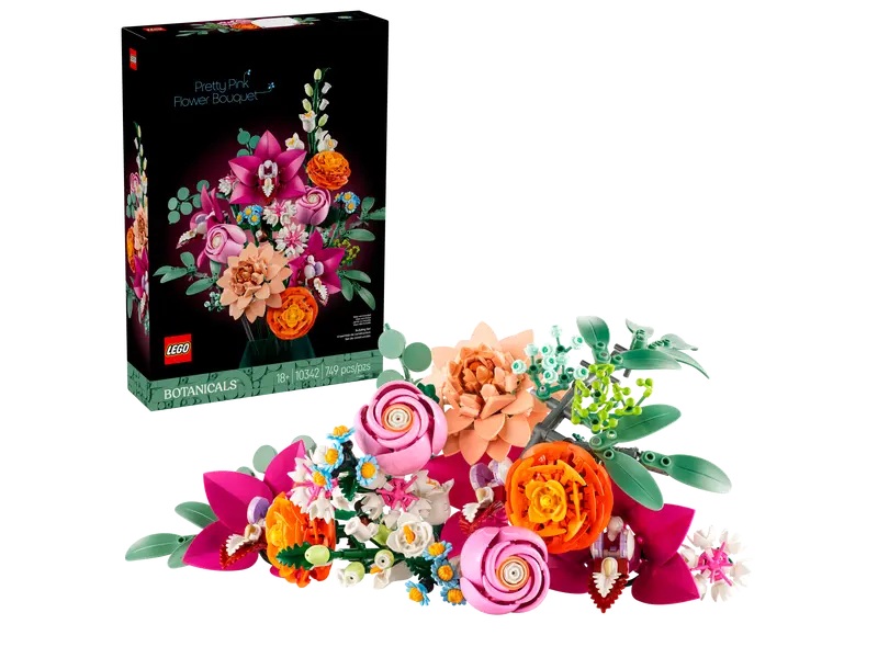 Lego Pretty Pink Flower Bouquet 10342